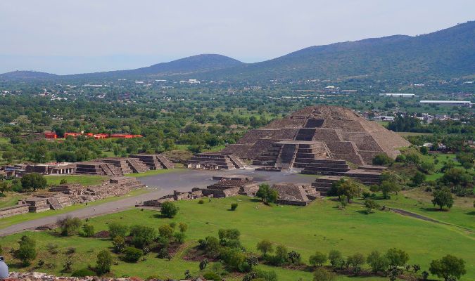 Mexico Pyramids Locations Map