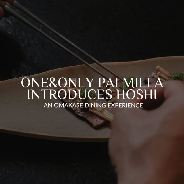 Hey there, foodie adventurer! So, you're at One&Only Palmilla, huh? Lucky you. You’ve got to check out Hoshi, a cozy 28-seat omakase spot in the resort’s historic bell tower. 🥢✨

Hoshi provides a journey through the rich and varied world of Japanese cuisine. They call it "omakase," which is fancy-talk for "the chef's gonna surprise you, and you're gonna like it." Be sure to check it out. 😉

#mexico #mexicotravel #foodie #gastronomy #omakase #luxurytravel #travel #dining