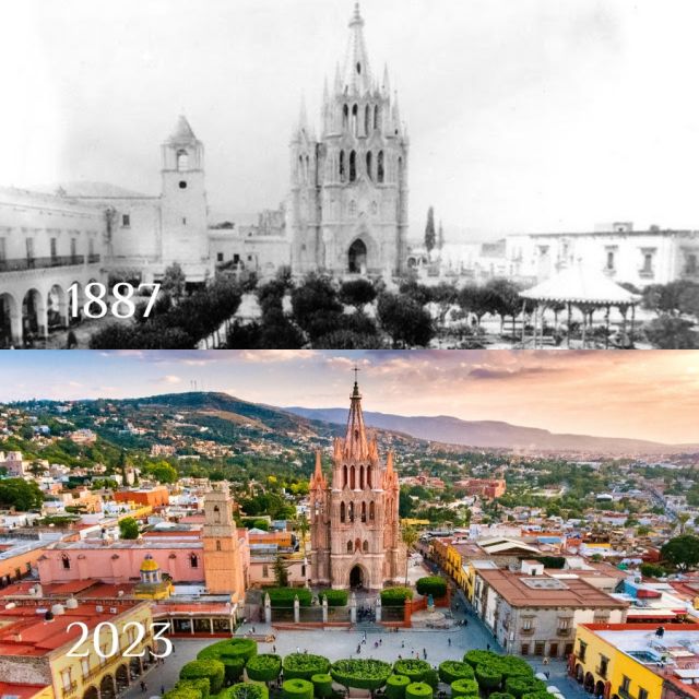 The Parroquia de San Miguel Arcángel was first built in the late 1600s with a pretty simple and modest design. Then, in the 1880s, mason Zeferino Gutiérrez revamped it, drawing inspiration from European cathedrals through drawings, engravings, and postcards. 🖼️✉️

Nowadays, it’s not just a church — it’s one of the most iconic landmarks in San Miguel de Allende and all of Mexico, drawing visitors from all over with its stunning architecture and history. ✨

#mexico #sanmigueldeallende #sma #culture #heritage #architecture #travel #mexicotravel