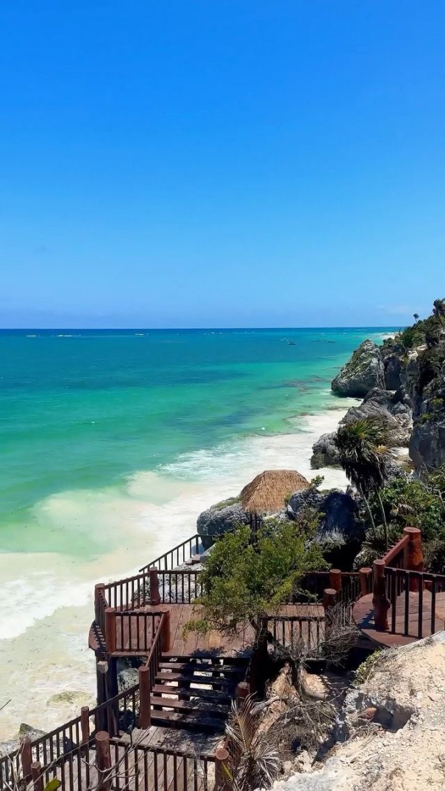 Shake it up! 🙂‍↔️

Mexico’s colors are totally one-of-a-kind, and the views from Tulum’s ancient ruins? Absolutely next level.

#mexico #mexicotravel #tulum #beach #view #travel #luxurytravel