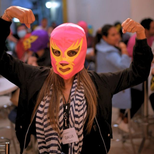 Ready to flex into the weekend! 💪🏼 Just throwing it back to our amazing annual meeting in Mexico City, where we had the best time at lucha libre! 

Seriously, if you ever get a chance to catch it, do it! It’s such a blast to watch and learn about.

#mexico #mexicotravel #luchalibre #cdmx #mexicocity #adventure #dreamteam