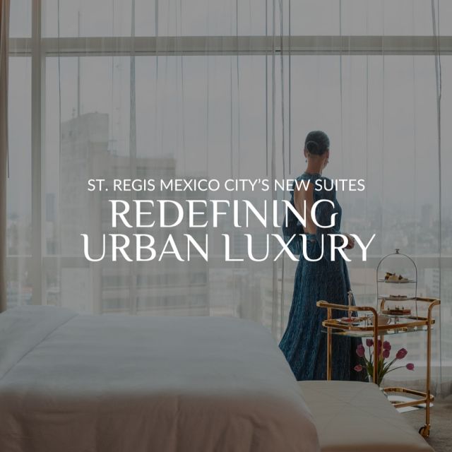 The @stregismexicocity mixes old-school charm with modern style in a sleek skyscraper right on Mexico City’s legendary Paseo de la Reforma. And now, they’ve upped their game with four new Garden Terrace Suites that bring a fresh twist to city luxury. ✨

Each suite is like your own private oasis, complete with spacious terraces, swanky amenities, and jaw-dropping views that make you feel like you’re floating above the hustle and bustle.

#mexico #mexicotravel #stregis #travel #luxurytravel #cdmx #mexicocity