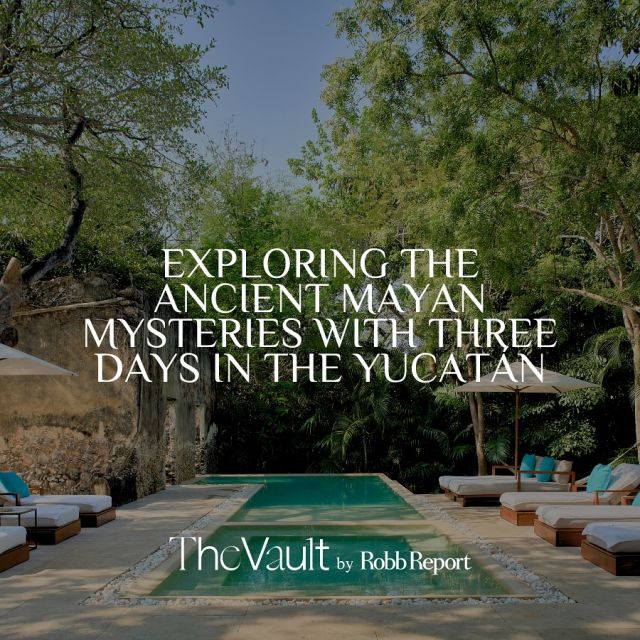 If you’re all about one-of-a-kind experiences, The Vault by Robb Report is a must-see! Think of it as your backstage pass to the pinnacle of luxury—travel, fashion, dining, and more. 🥂

Up next? We’re inviting you on an exclusive journey: Ancient Maya Mysteries – Three Days in the Yucatán. Imagine exploring rich Maya heritage by day and unwinding in luxurious comfort by night.

Want all the details on this unforgettable adventure? Check out our highlights for more!

#mexico #mexicotravel #luxurytravel #yucatan #maya #travelagent #robbreport