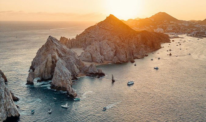 Los Cabos Baja California at sunset